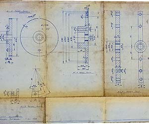 Disegno tecnico della Fratelli Mazzola