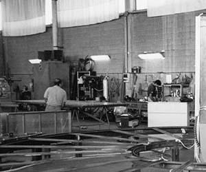 Reparto produttivo della Fratelli Mazzola: foto dell’epoca